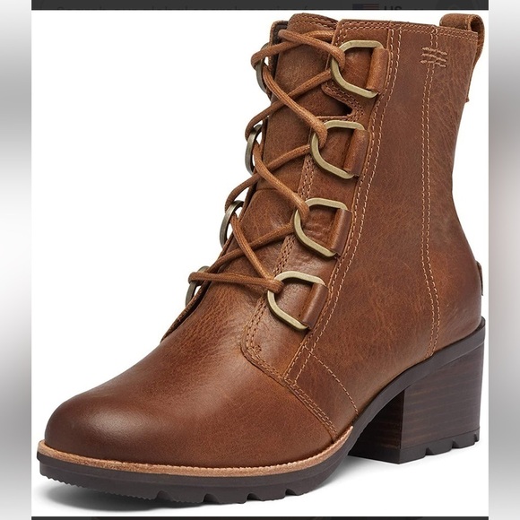 SOREL CATE LACE 10.5 Women's Lace Up Boot - Picture 1 of 13